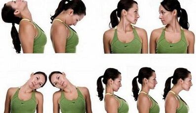 Ejercicios para la osteocondrosis del cuello uterino